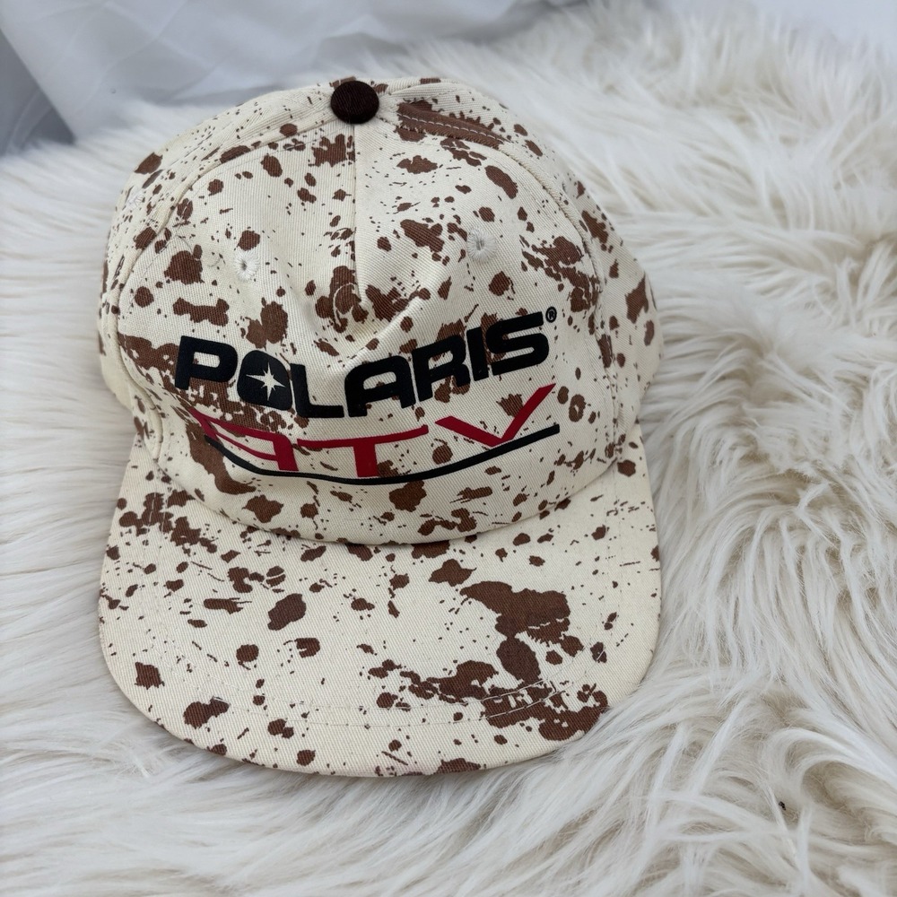 Vintage 80/90s POLARIS ATV All Terrain Vehicles American Legends Strapback Hat